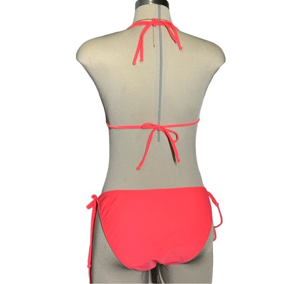 AQUAFUNKY Orange Two Pieces Bikini Swimsuit Size S - Picture 7 of 13